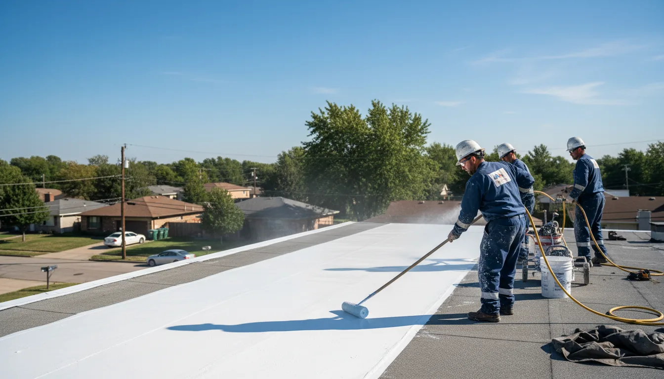 Commercial roof coating in Taylors Falls, MN near me